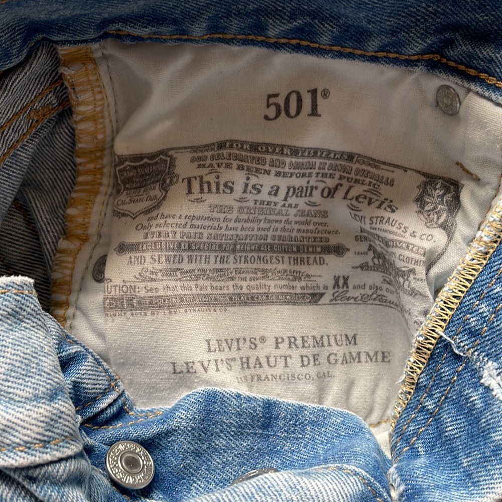 Levi’s 501 shorts - W26 - Picture 5 of 5
